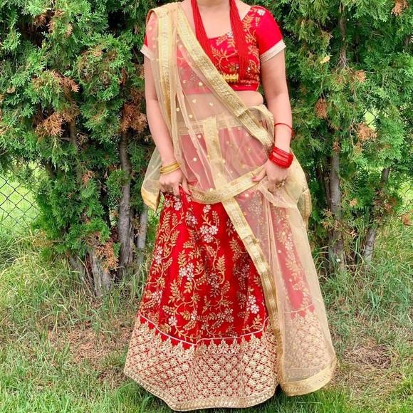 Indian bridal lehenga